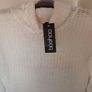 Boohoo roll neck cream fisherman jumper dress  size M UK12/14 EU40/42 Postage included Image 3