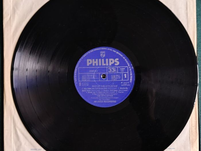 The Stylistics - The Best Of Vinyl LP (1974) Original Irish Pressing Blue Philips Labels - Funk Soul EX+
