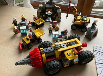 LEGO City 60184, 60185, 60186 Mining Sets