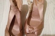 Wedge heel, peep toe, sling back sandals 6
