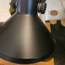 Black & beech Wood Lamp Pair Image 3