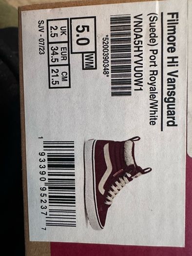 Vans kids trainers
