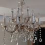 Chandelier 12 arm made with SWAROVSKI crystals color gold Image 4