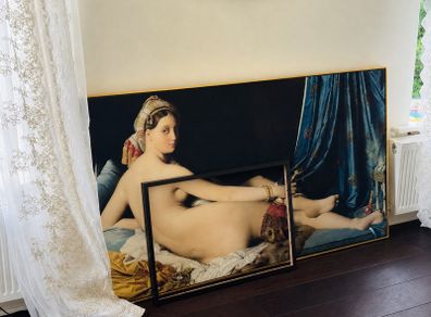Large Classical Art Canvas  Framed