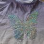 girls Buterfly top size 4-5 years Image 2