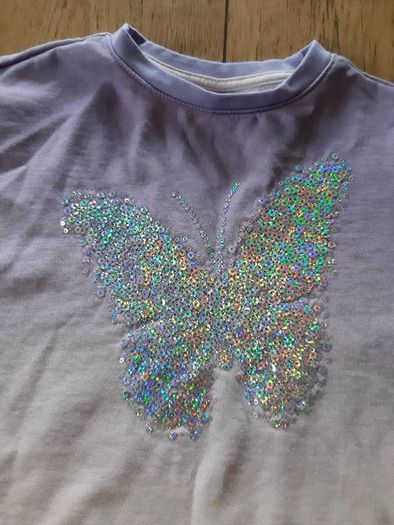 girls Buterfly top size 4-5 years