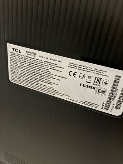 TCL Tv 55 inch