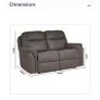 2 Seater Recliner Sofa Image 4