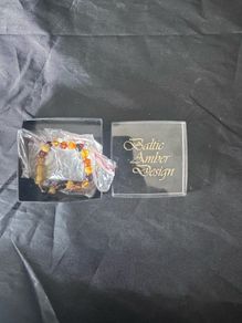 Baltic Amber bead baby bracelet - New