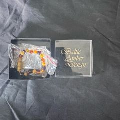 Baltic Amber bead baby bracelet - New