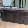 Real Leather & Suede Sofa Image 3