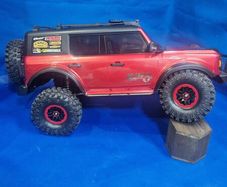 1:10 scale 4WD RC Rock Crawler styled after the Ford Bronco