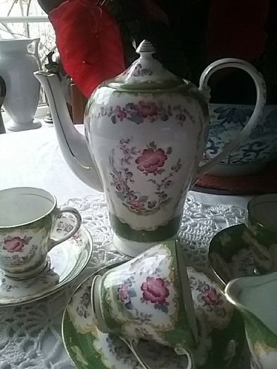 Rare A.B.J. Grafton China Coffee Part Set "Canton"