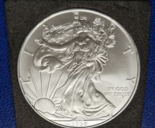 American Silver Eagle 2008 1 oz .999 Coin in capsule