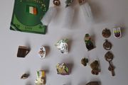 23 x Job Lot of Vintage Irish Pins , Badges , Buttons,