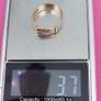 Gents "buckle"  Ring 9ct Gold  3.7g Image 2