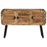 Sideboard Solid Mango Wood 120x30x76 cm Image 5