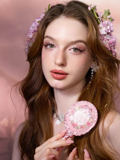 Flower Knows Midsummer Fairytale Paddle Brush in Pink