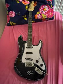g4m electric guitar with custom paint