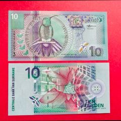 Suriname. 10 Gulden. 2000   Pick  147.( Uncirculated )