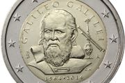 Italy 2 Euro Commemorative Coin 2014 - 450th anniversary of Galileo Galilei. Uncirculated