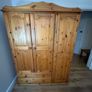 Large Pine Wardrobe - Spacious - Excellent Condition Image 2