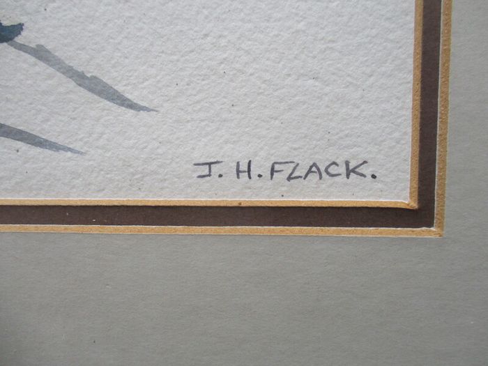 Irish Art - James H Flack Unframed Watercolour