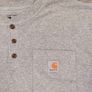 Carhartt Half Button Workwear Long Sleeve Shirt Mens L/XL Image 3
