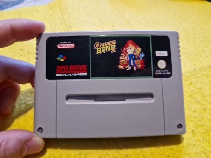 James Bond Jr Super Nintendo Snes Arcade Games Original