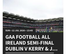 2 x Kerry vs Dublin Cusack Upper Tier
