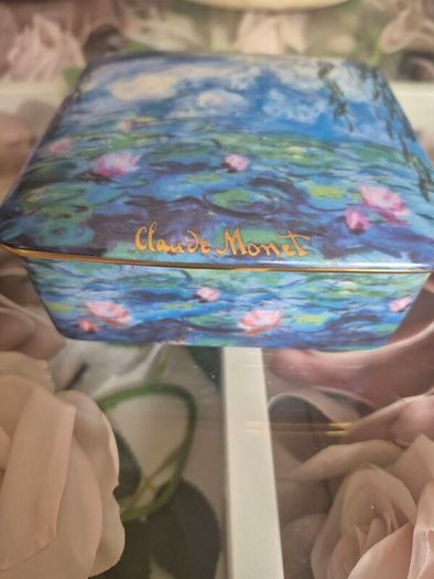 Claude Monet porcelain trinket jewellery box