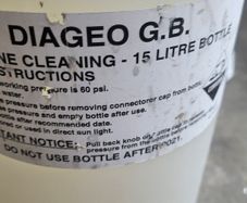 beer line wahing bottle 15 ltr