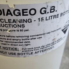 beer line wahing bottle 15 ltr