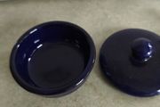 CAFFE CORDINA MALTA Small Trinket Poude blue dish with lid