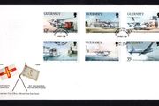 1989 Guernsey 50th Anniversary of Guernsey Airport Commemorative Stamps Official First Day Cover (FDC)