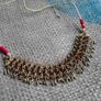 Gorgeous beaded statement costume neckpiece! Image 8
