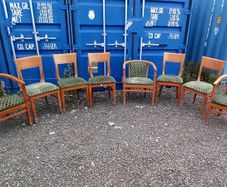 8 vintage chairs