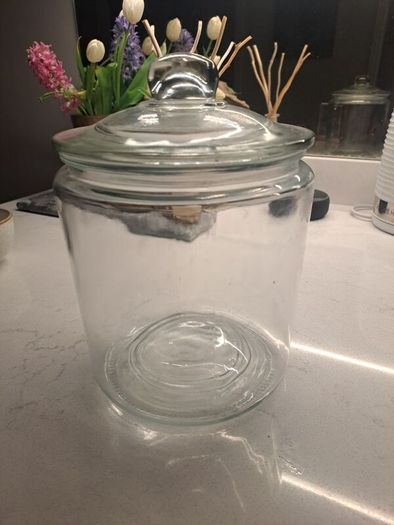 Storage glass jar cookie