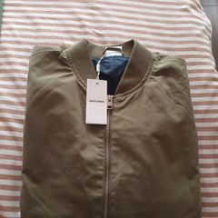 Jack and Jones.Bomber jacket.Dusky Green colour.Brand new with tags