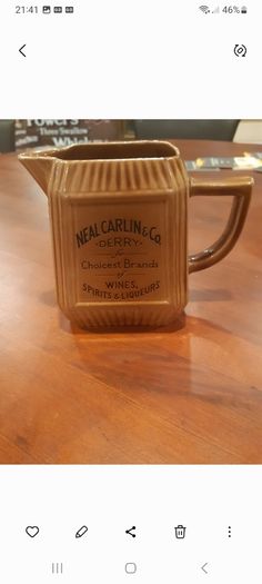 Whiskey jug