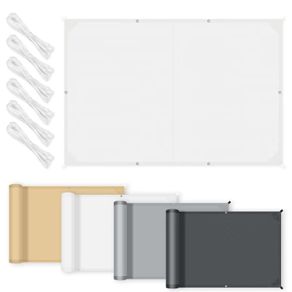Brand New Waterproof Sun Shade Sail Rectangular 3x4m UV Protection 95% Weatherproof Polyester