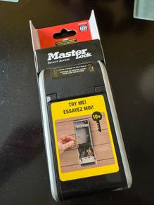 Master lock key safe