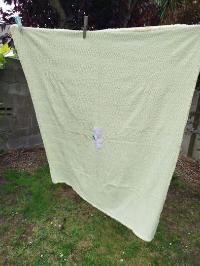 Vintage Baby Candlewick blanket