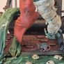 killer croc statue 3d printed and custom painted Image 3