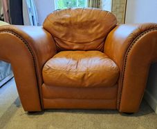 Leather armchair