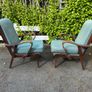1960s Bentwood Fireside Armchairs x2 Image 3