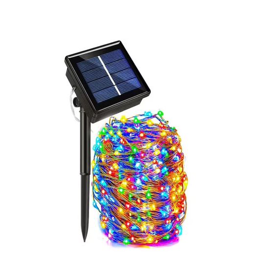 100LED 12m Solar LED Light Outdoor Festoon Garden Fairy Light String Waterproof Christmas Garland Yard Decoration