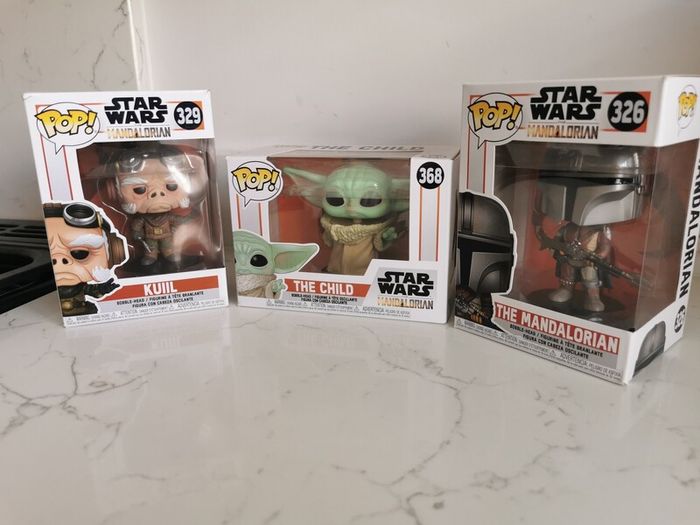 Mandalorian funko pops
