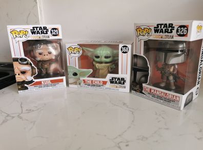 Mandalorian funko pops