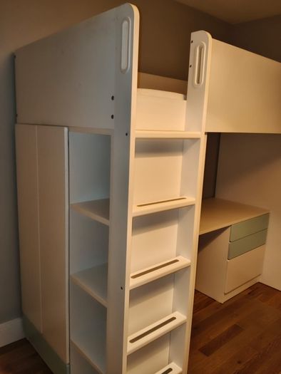 IKEA Loft Bed with mattress: Great Condition